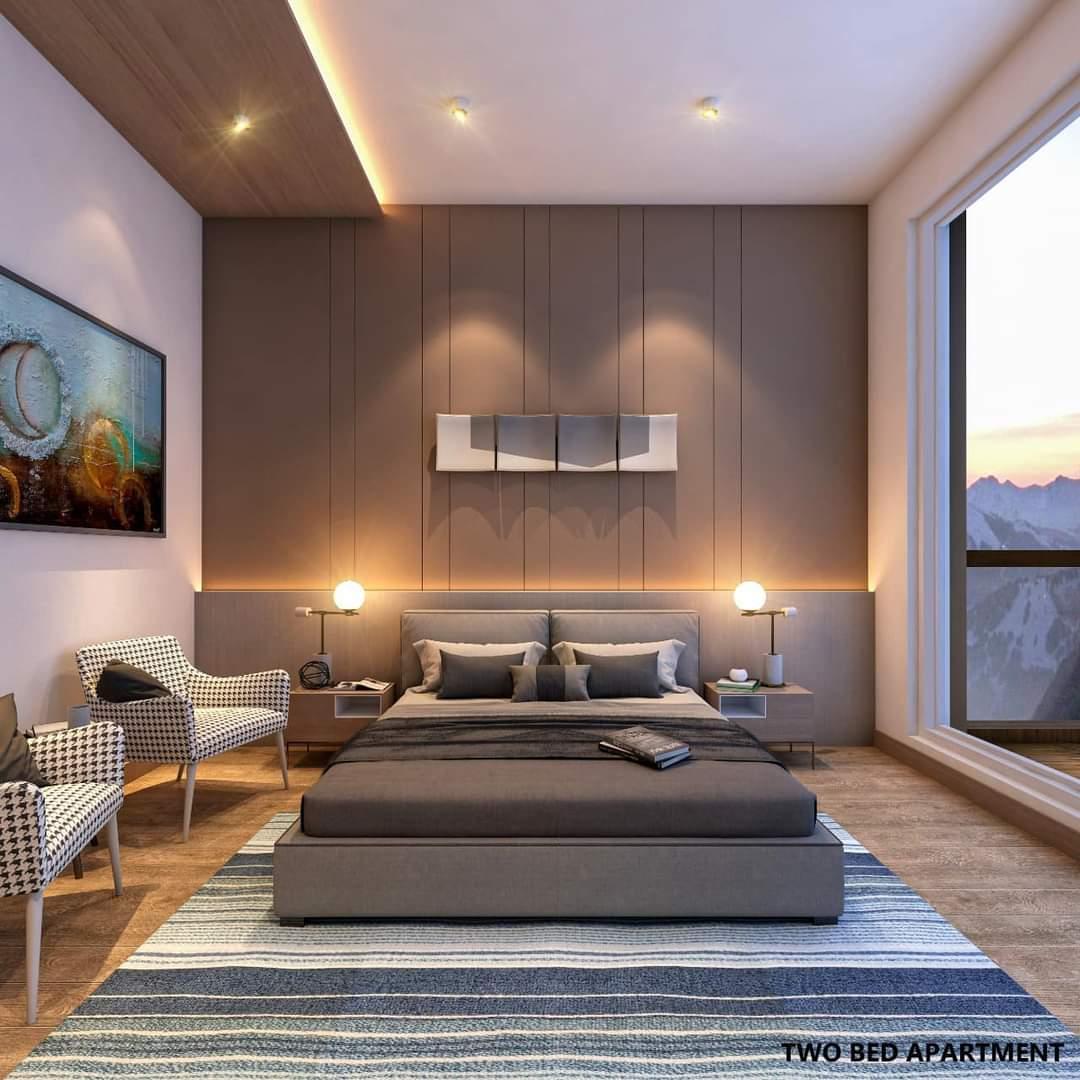 Modern kitchen design in Nathiagali apartment